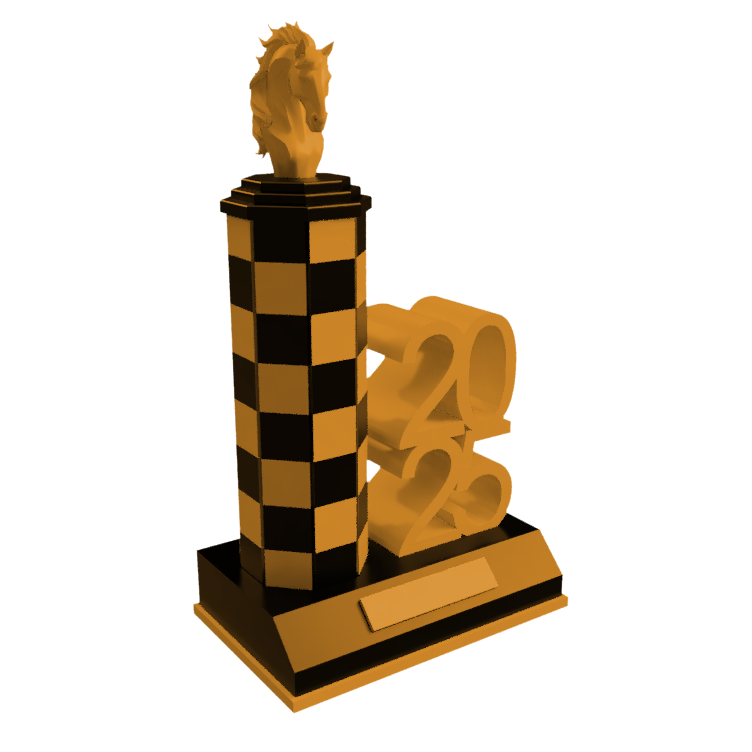 Bronze trophy