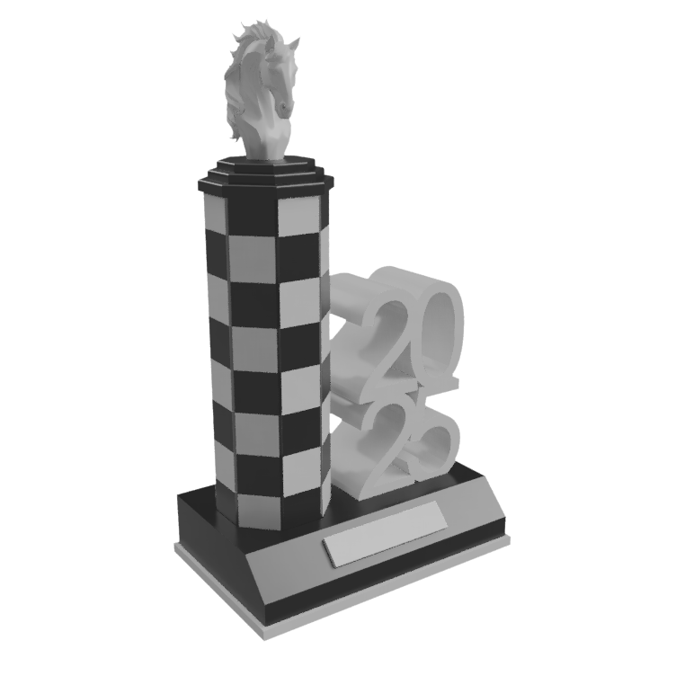 Silver trophy