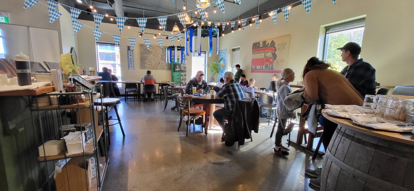 The tournament in action